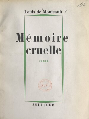cover image of Mémoire cruelle